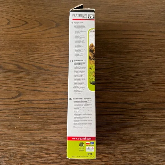 Aquael Platinium 75 Aquarium Heater 75W Electronic 9-20 Gal 68-94F Freshwater - Picture 2 of 4